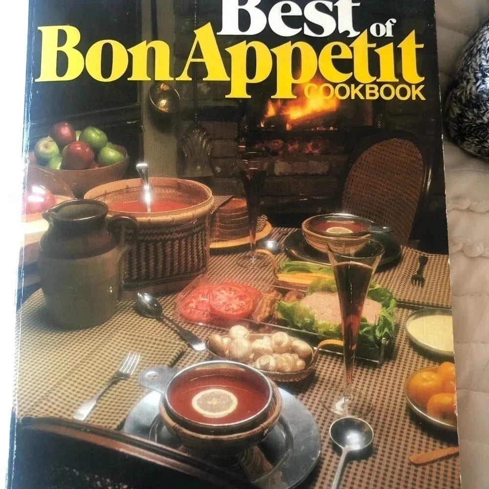 Vintage 70s 80s Bon appetite cook books  4 ephemera junk journaling mixed media